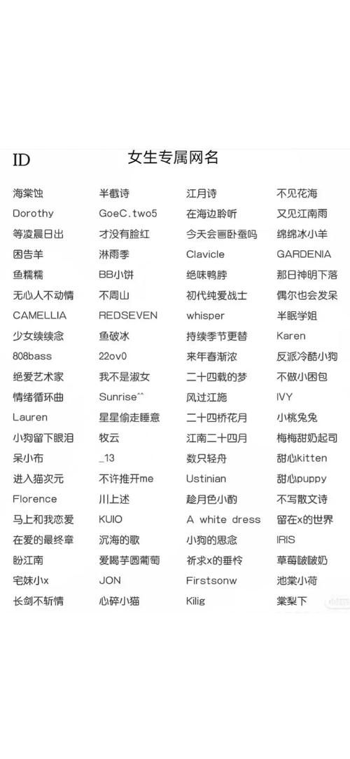 梦幻的网名_梦幻的网名女生唯美