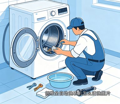 创维全自动洗衣机怎么清洗图片