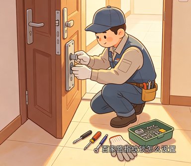 百家路指纹锁怎么设置