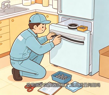 欧能锅炉交换器烧焦了,这是质量问题吗