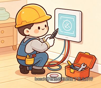 bosch博世洗衣机锁住了怎么打开
