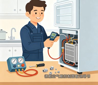 德能空气能控制面板说明书