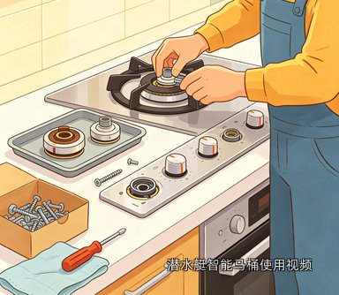 潜水艇智能马桶使用视频