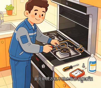 奥克斯洗衣机不排水维修视频教程