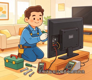 诺维达智能马桶盖电磁阀拆洗