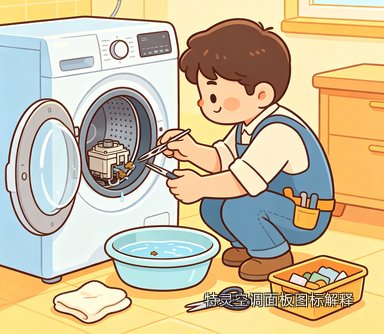 特灵空调面板图标解释