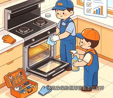 博克森保险柜用钥匙怎么打开