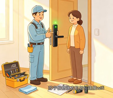 苏宁极物洗衣机如何连接wifi