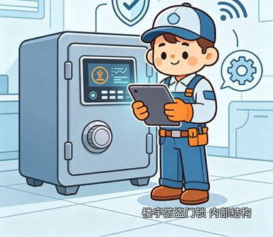 楼宇防盗门锁 内部结构