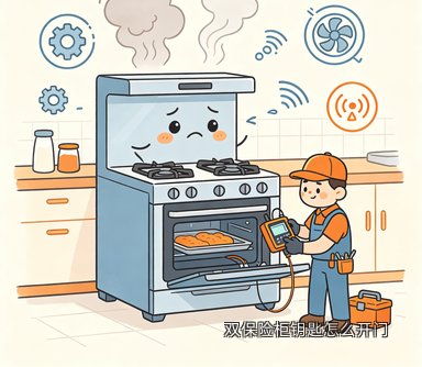 双保险柜钥匙怎么开门