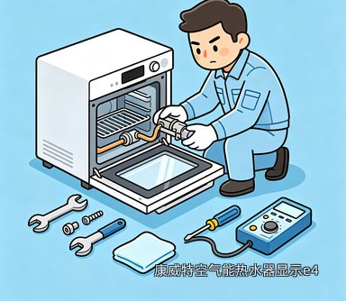 康威特空气能热水器显示e4