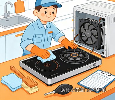 澳德士防盗门怎么开锁