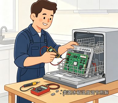 美菱冰箱温度调节图解