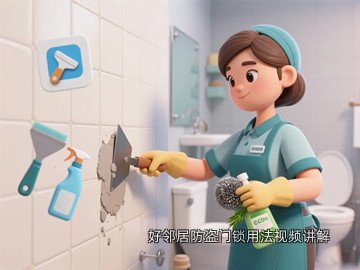好邻居防盗门锁用法视频讲解