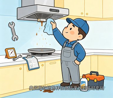 典匠指纹锁怎样在微信里找到临时密码