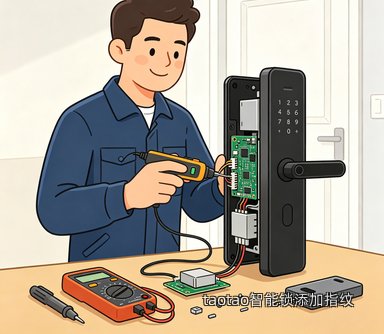 taotao智能锁添加指纹