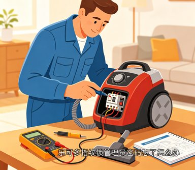 乐可多指纹锁管理员密码忘了怎么办