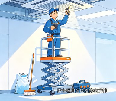 雷士照明智能指纹密码锁