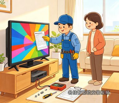 名佳智能锁安装视频