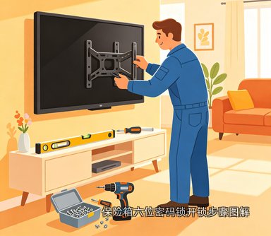 保险箱六位密码锁开锁步骤图解