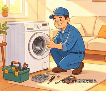 kaba门锁指纹录入