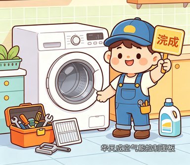 华天成空气能控制面板