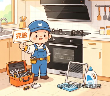 lg中央空调怎么调制冷