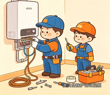 厦贝壁挂炉调试视频