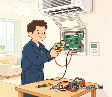 康宝热水器镁棒位置在哪里