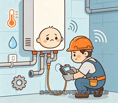 安华智能马桶不能自动冲水怎么办