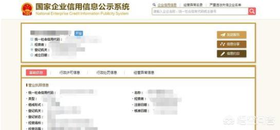 国家企业信息公示系统_