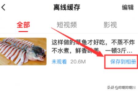 西瓜视频怎么下载_西瓜视频里的视频怎么保存到手机