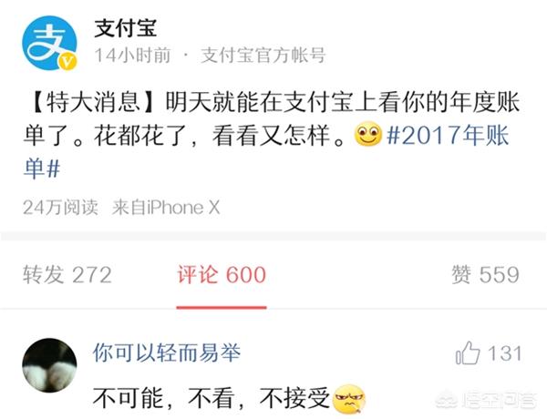 支付宝2017年度账单_支付宝2017年度账单怎么查