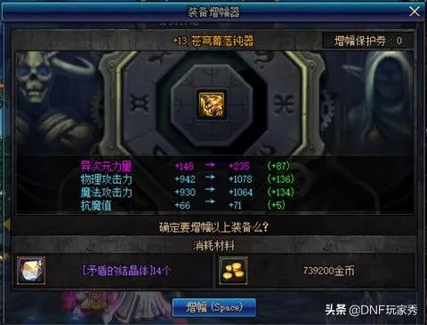 dnf强化几率_dnf强化几率表