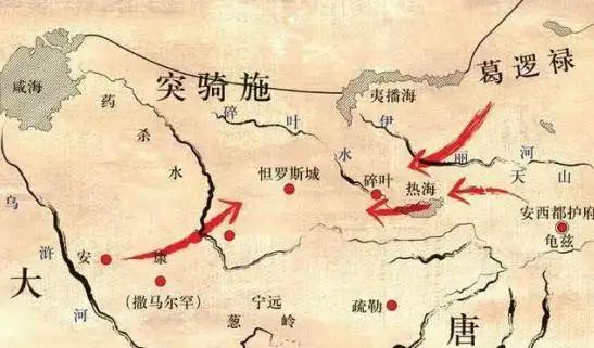 唐帝国在西域设立的安西四镇_唐帝国在西域设立的安西四镇地名