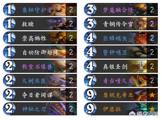 炉石传说新版本卡组_炉石传说新版本卡组推荐